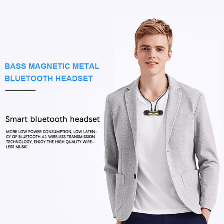 Wireless Bluetooth Magnetic In-Ear Earphone Headset Stereo Headphone with Mic freeshipping - Etreasurs