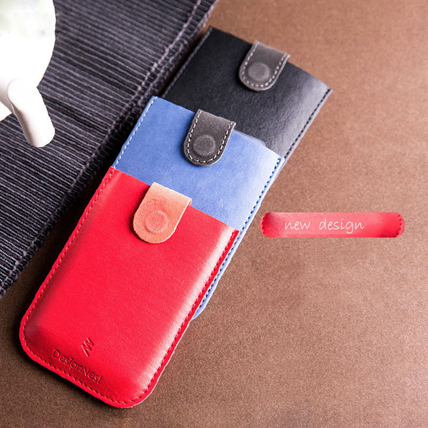 DAX V3 Leather Card Holders Mini Slim Portable Pulled Design Men Card Wallet Gradient Color 5 Cards Money Short Women Purse freeshipping - Etreasurs