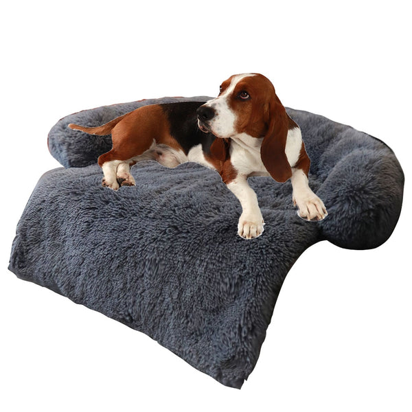 Winter Large Dog Sofa Bed with Zipper Dogs Bed Removable Cover Plush Kennel Cat Beds Mats House Sofa Bed Mat for Large Dog freeshipping - Etreasurs