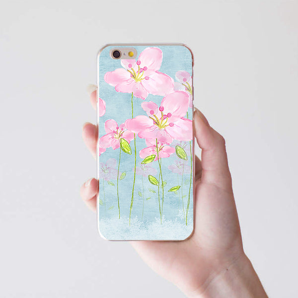 Watercolor Flowers Case Cover for iPhone 6 7 Samsung S8 Huawei P9 Xiaomi Redmi freeshipping - Etreasurs