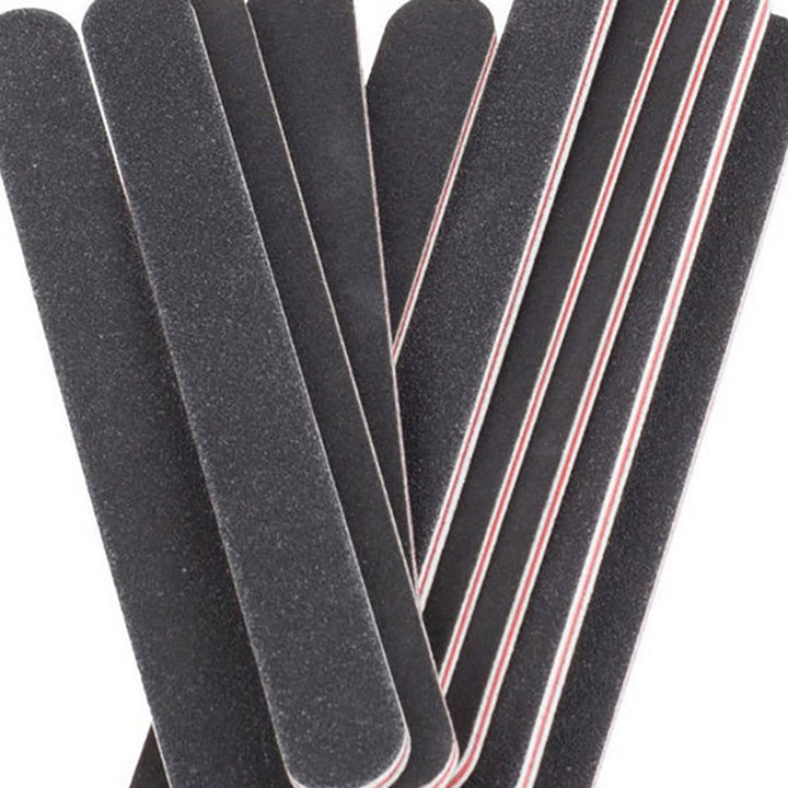 10Pcs Nail Files Sanding 100/180 Round Grit for Nail Art Tips Manicure Tool freeshipping - Etreasurs
