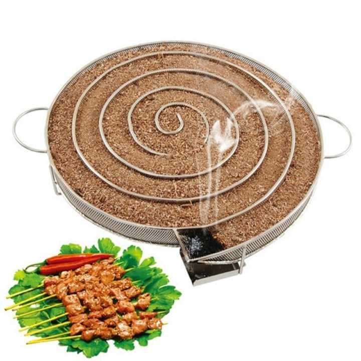 Cold Smoke Generator for BBQ Grill or Smoker Wood Dust Hot and Cold Smoking Salmon Meat Burn Stainless Cooking Bbq Tools freeshipping - Etreasurs