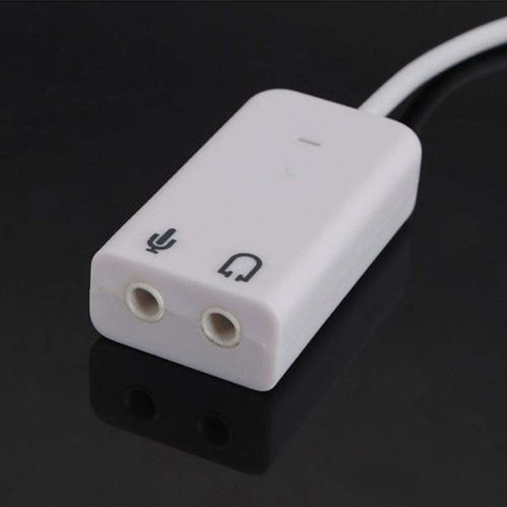 Portable 3D Virtual Network Audio Song Sound Card Adapter USB Channel with Cable freeshipping - Etreasurs