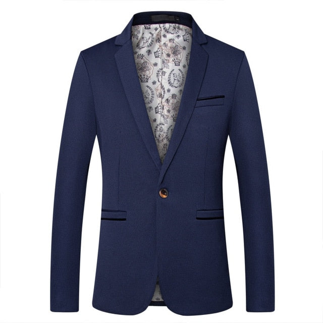 British's Style Casual Slim Fit Suit Jacket Male Blazers Men Coat Terno Masculino Plus Size 5XL freeshipping - Etreasurs