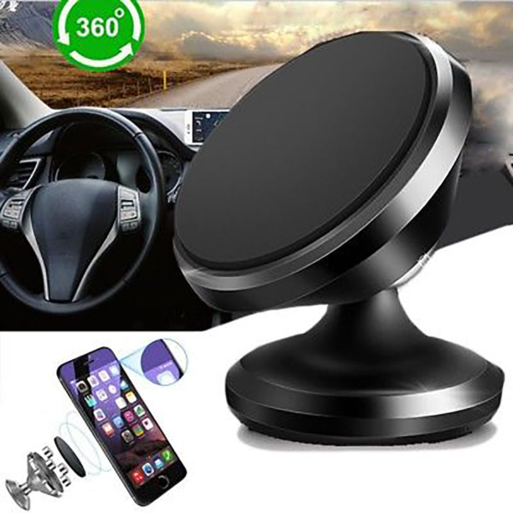 360°Rotation Car Mount Sticky Magnetic Stand Holder Universal for Cell Phone GPS freeshipping - Etreasurs