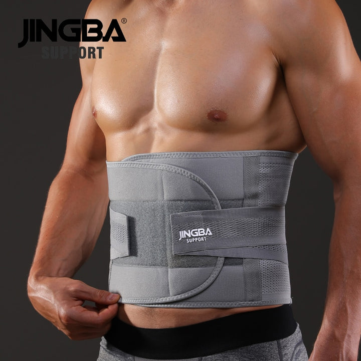 JINGBA SUPPORT fitness sports waist back support belts sweat belt trainer trimmer musculation abdominale Sports Safety factory freeshipping - Etreasurs