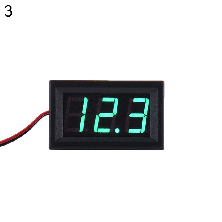 DC 3.2-30V Two-wire Voltmeter LED Panel Digital Display Voltage Meter Device freeshipping - Etreasurs