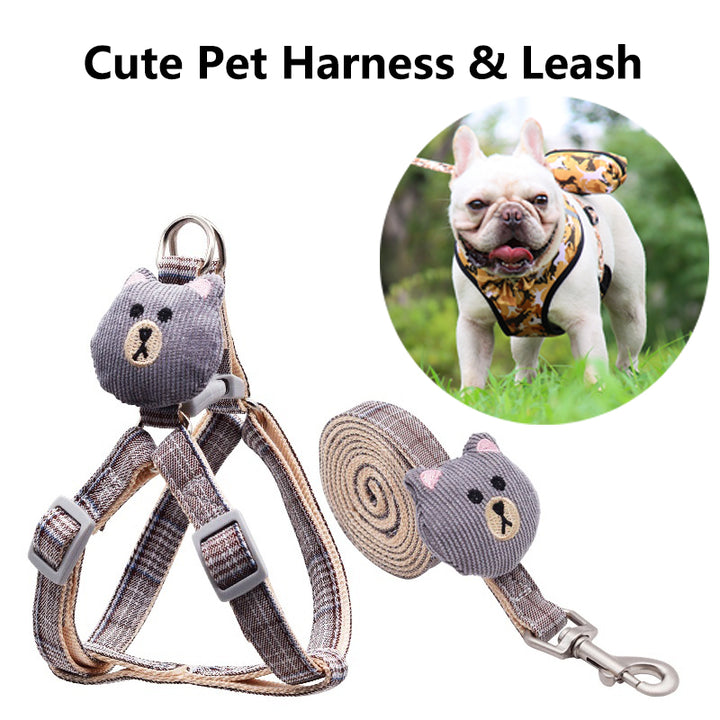 Dog Rope Bear Puppet Dog Traction Rope Adjustable Cat Rope Dog Rope Dog Chain Cat Rope Pet Traction Rope freeshipping - Etreasurs