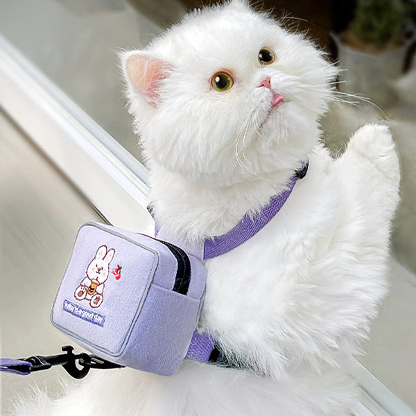 New Pet Leash To Prevent Break Free Cat Universal Vest Chest Strap Cat Walking Dog Chain freeshipping - Etreasurs