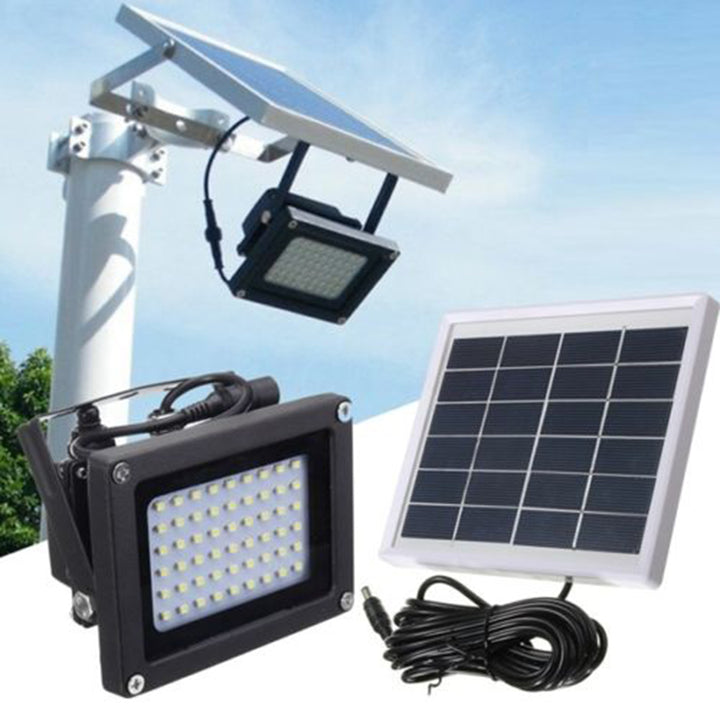 Solar 54 LED Light Sensor Flood Light Garden Outdoor Security Waterproof Lamp freeshipping - Etreasurs