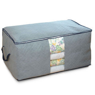 New Large Colorful Bamboo Charcoal Cotton Quilt Storage Bag Color Quilt Storage Clothing Storage Finishing Bag Storage Bag freeshipping - Etreasurs