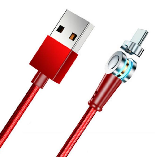 Rotate 180 degree Magnetic USB Cable 5A Fast Charging USB C Charger Micro USB Type c Cable For Xiaomi mi Huawei freeshipping - Etreasurs