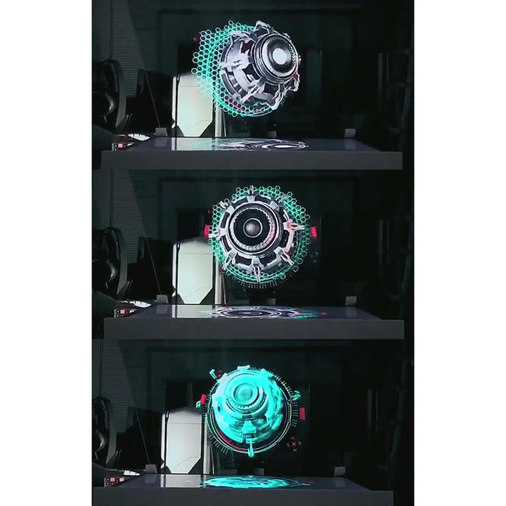 3D Hologram Advertising Display LED Fan Holographic Imaging 3D LED Fan light 3d Display Advertising logo Light Decoration freeshipping - Etreasurs