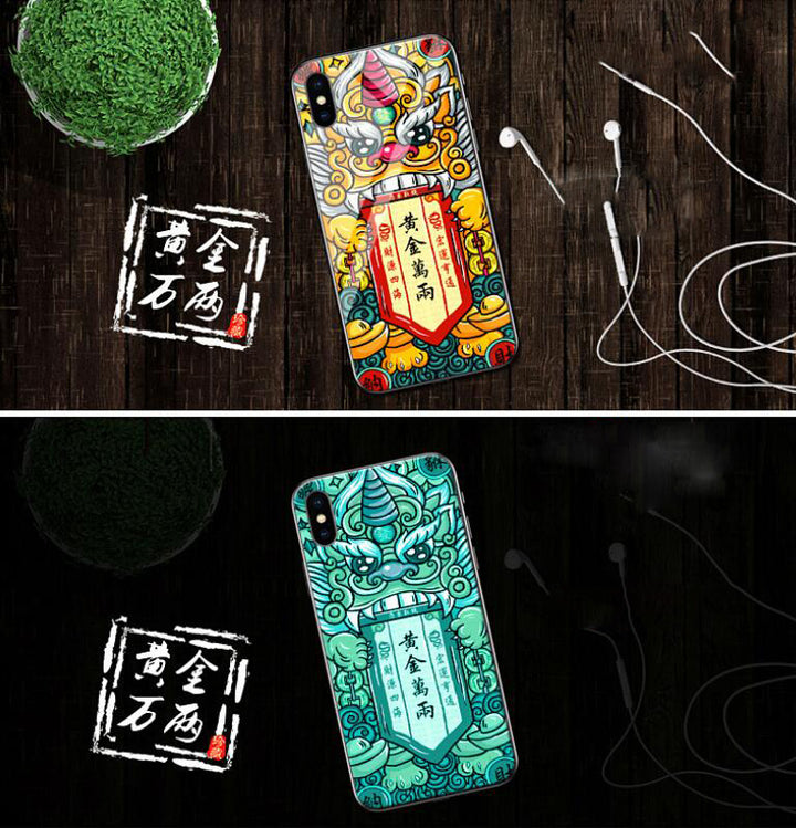 Luminous Glass Phone Case  for iPhone X XR XS Max 8 7 6 6S freeshipping - Etreasurs