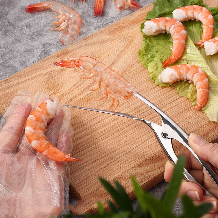 Shrimp Peeler Kitchen Appliances Portable Stainless Steel Shrimp Deveiner Lobster Practical Kitchen Supplies Fishing Knife Tools freeshipping - Etreasurs