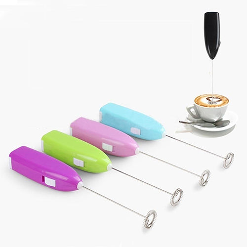 Mini Hand-Held Electric Stainless Steel Milk Frother Mixer Whisk Egg Beater Tool freeshipping - Etreasurs