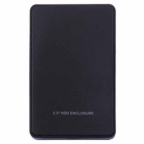 Black USB 2.0 HDD Enclosure SSD Case for 2.5 Inch External SATA Hard Disk Drive freeshipping - Etreasurs