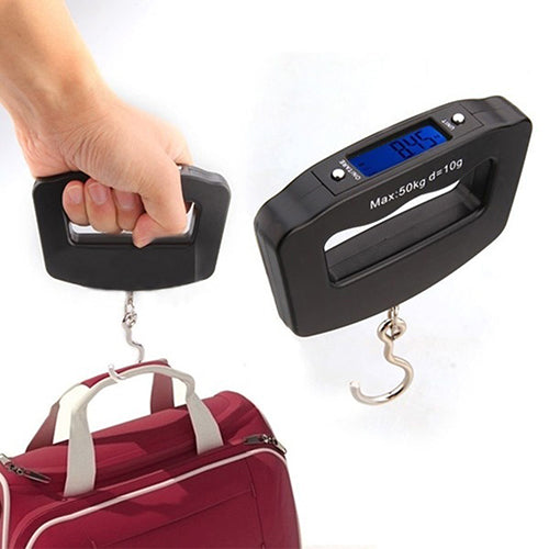Pocket 50Kg/10g LCD Digital Hanging Hook Weight Luggage Useful Electronic Scale freeshipping - Etreasurs