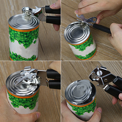 High Strength Multi-Function Tin Can Opener Cup Removal Kitchen Gadget Tools Kit freeshipping - Etreasurs
