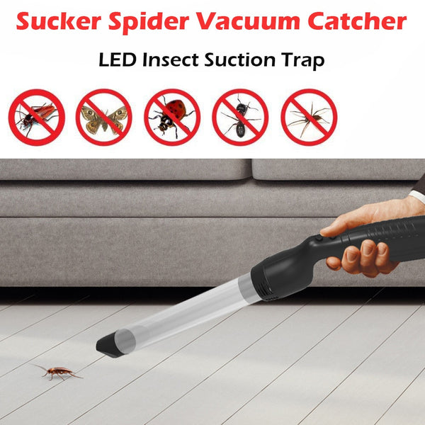 Littel Sucker Spider Vacuum LED Insect Suction Trap Catcher Fly Bugs Buster ultrasonic pest repeller Pest Buster freeshipping - Etreasurs