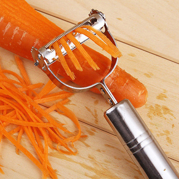 Kitchen Vegetable Carrot Potato Peeler Slicer Stainless Steel Cutter Gadget freeshipping - Etreasurs