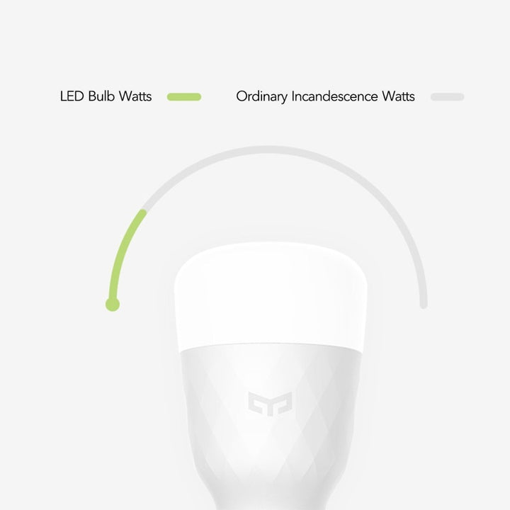 [ English Version ] Yeelight Smart LED Bulb 1s Colorful 800 Lumens 9W E27 Lemon Smart Lamp For smart Home App White/RGB Option freeshipping - Etreasurs