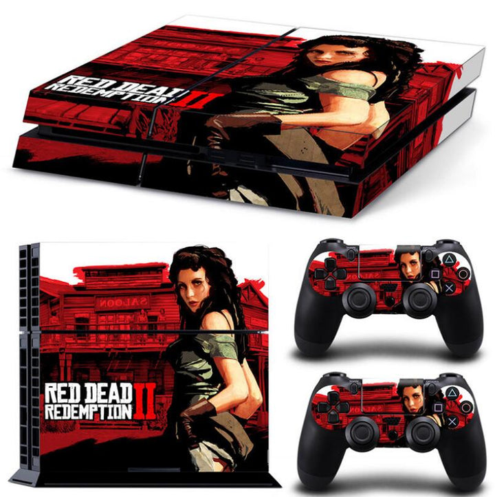 Red Dead: Redemption II PS4 Skin Console & Controller Decal Stickers for Sony PlayStation 4 Console and Two Controller freeshipping - Etreasurs
