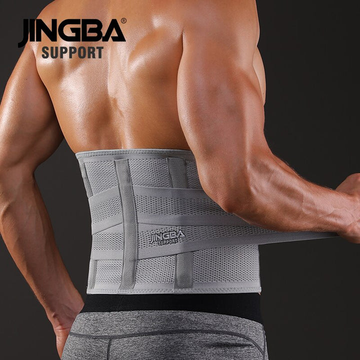 JINGBA SUPPORT fitness sports waist back support belts sweat belt trainer trimmer musculation abdominale Sports Safety factory freeshipping - Etreasurs