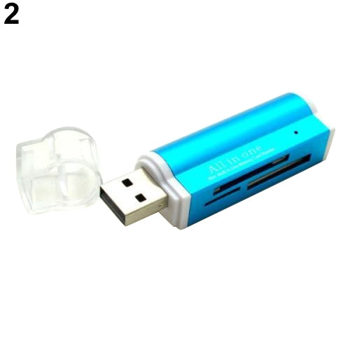 Mini USB 2.0 Multi-Function High Speed Micro SD TF MMC SDHC Memory Card Reader freeshipping - Etreasurs