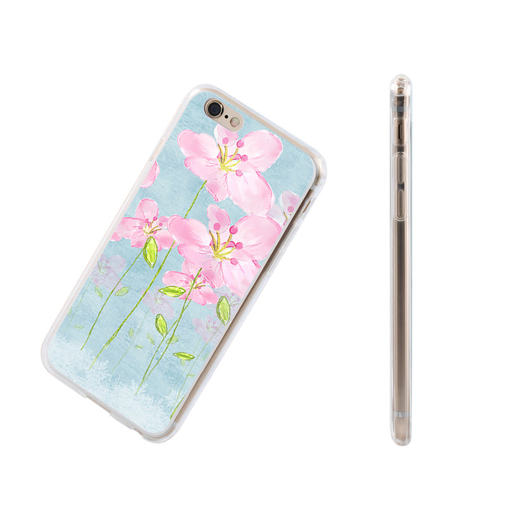 Watercolor Flowers Case Cover for iPhone 6 7 Samsung S8 Huawei P9 Xiaomi Redmi freeshipping - Etreasurs