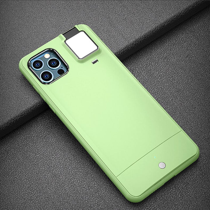 Flash Phone Case Protective Cover Fill Light Camera Bracket Holder for Apple Iphone X 11 12 Pro Max freeshipping - Etreasurs