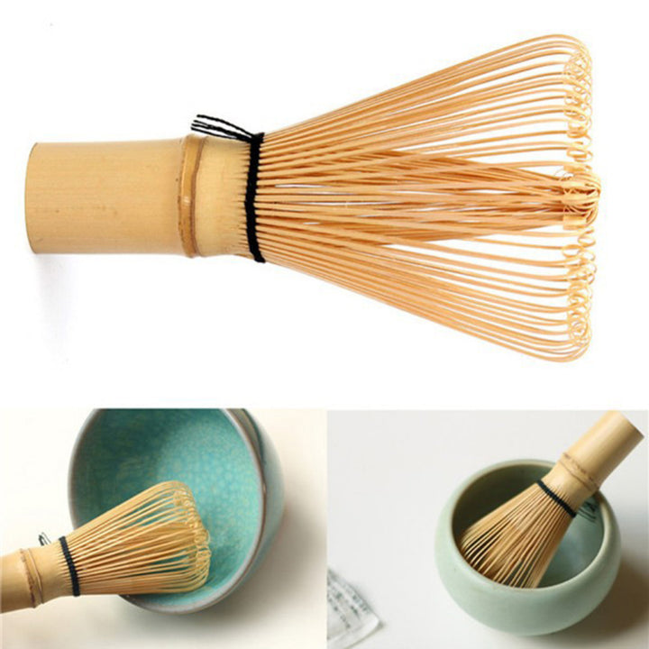 Classic Japanese Style Natural Bamboo Matcha Green Tea Powder Whisk Brush Tool freeshipping - Etreasurs