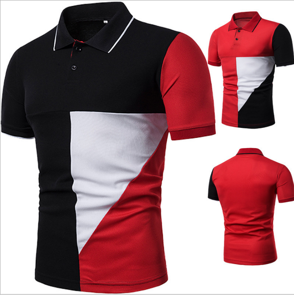 Men's short sleeve polo shirt freeshipping - Etreasurs