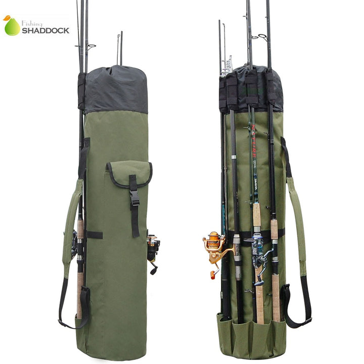Fishing Portable Multifunction Nylon Fishing Bags Fishing Rod Bag Case Fishing Tackle Tools Storage Bag freeshipping - Etreasurs