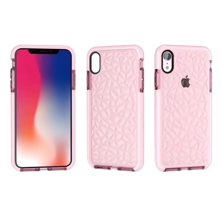 Explosive two-color diamond transparent soft shell for iphoneX XR XSMAX 6 7 8plus diamond mobile phone case freeshipping - Etreasurs