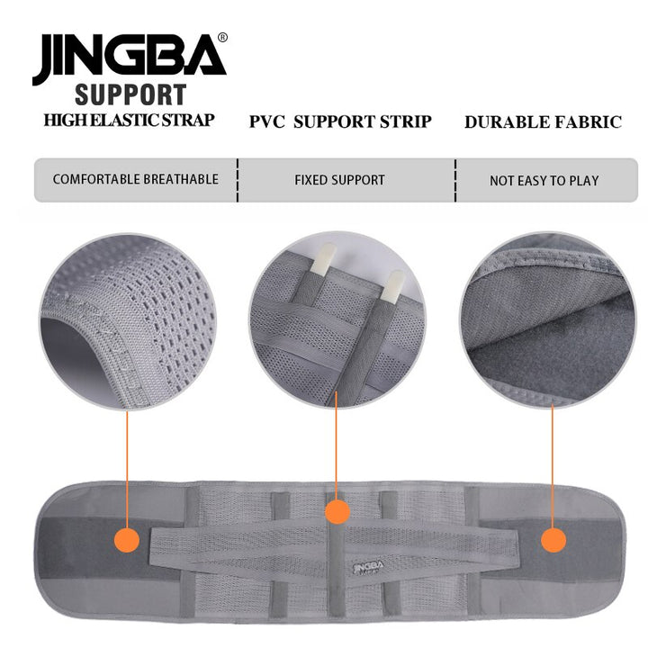 JINGBA SUPPORT fitness sports waist back support belts sweat belt trainer trimmer musculation abdominale Sports Safety factory freeshipping - Etreasurs