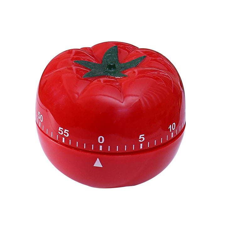 Cute Kitchen 1-55 Minutes Cooking Tool Tomato Shape Mechanical Countdown Timer freeshipping - Etreasurs