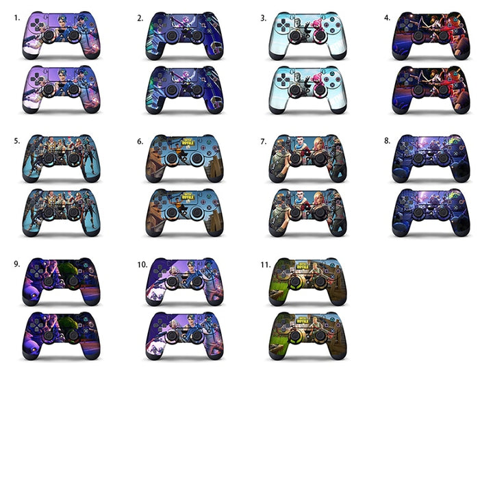 Data Frog 2Pcs For Fortress Night Sticker For Sony PlayStation4 Game Controller For PS4 Skin Stickers freeshipping - Etreasurs