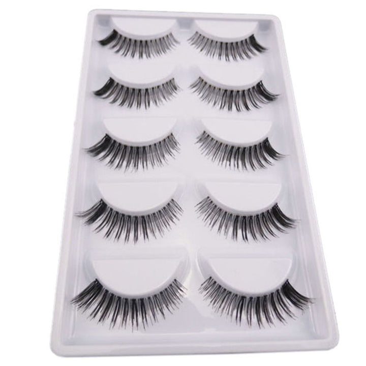 5 Pairs Thick False Eyelash Soft Long Party Wedding Makeup Eye Lash Extension freeshipping - Etreasurs