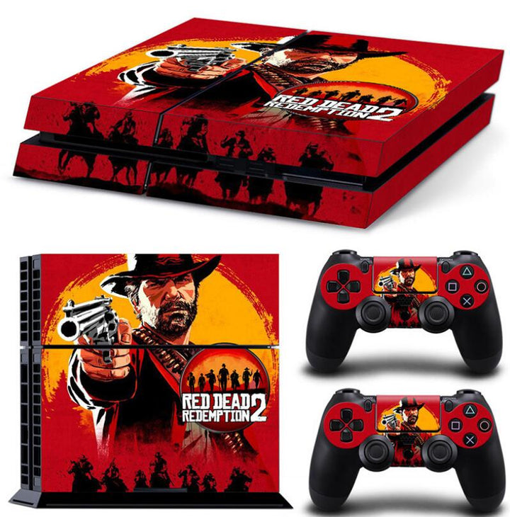 Red Dead: Redemption II PS4 Skin Console & Controller Decal Stickers for Sony PlayStation 4 Console and Two Controller freeshipping - Etreasurs