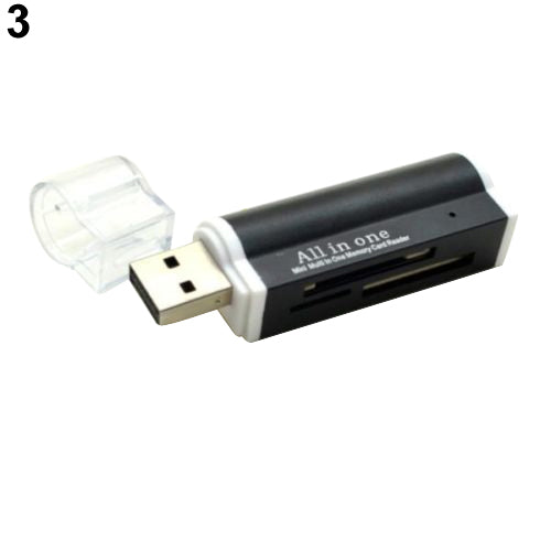 Mini USB 2.0 Multi-Function High Speed Micro SD TF MMC SDHC Memory Card Reader freeshipping - Etreasurs