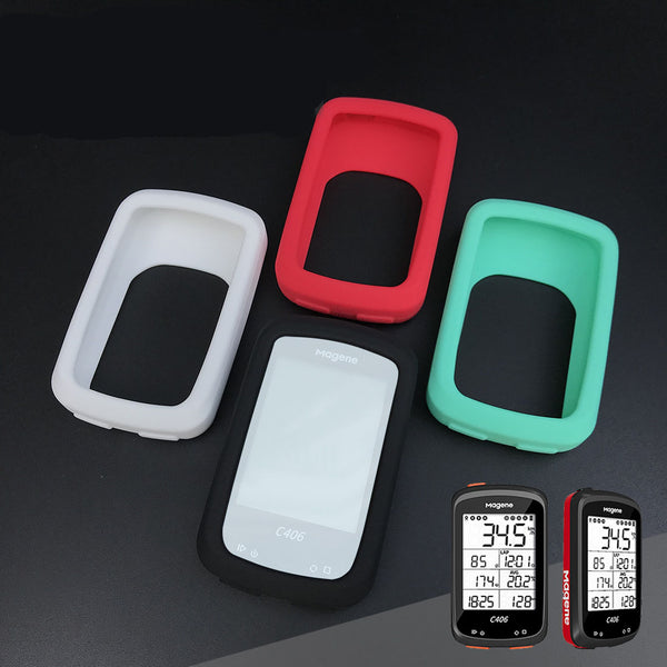 Magene Mckin C406 Code Watch Protective Cover Silicone Case Color Pro Case Anti-Fall Sleeve With High-Definition Film