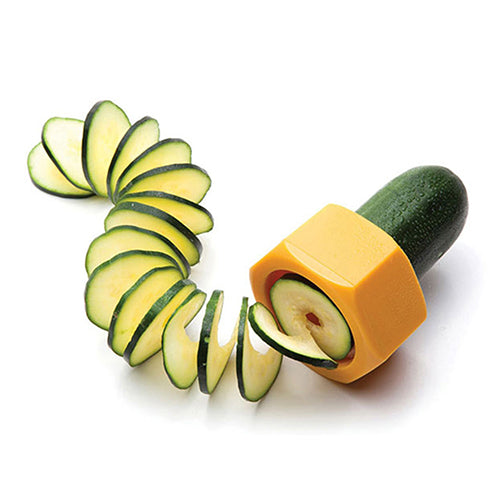 Creative Spiral Cucumber Slicer Vegetables Fruit Salad Cutter Kitchen Tool freeshipping - Etreasurs