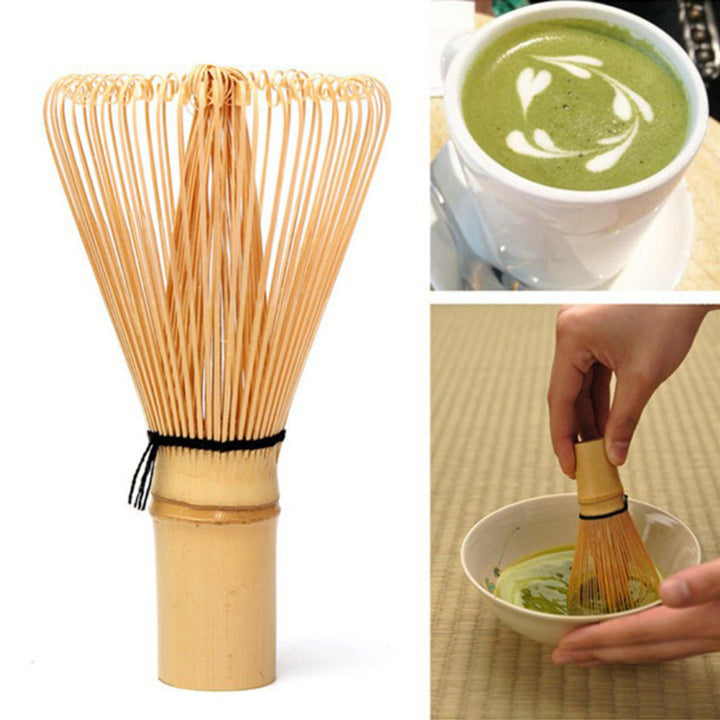 Classic Japanese Style Natural Bamboo Matcha Green Tea Powder Whisk Brush Tool freeshipping - Etreasurs