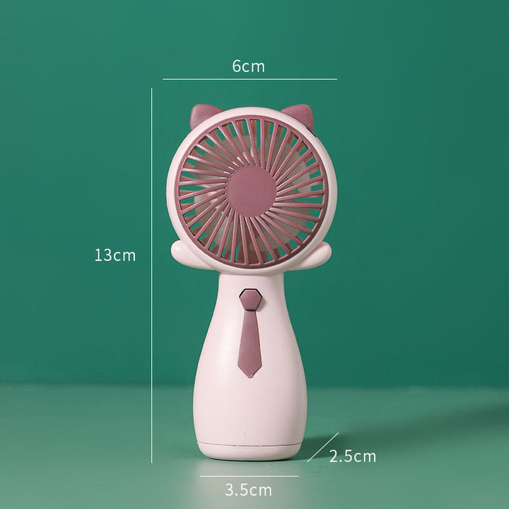 Girls Fan Cute Fan Antlers Small Fan Handheld Fan Mini Portable Fan Company Gift Fan freeshipping - Etreasurs