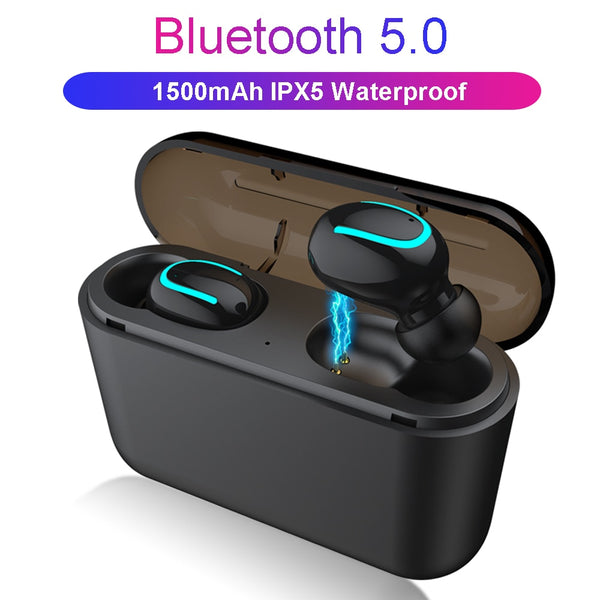 Bluetooth 5.0 Earphones TWS Wireless Headphones Blutooth Earphone Handsfree Headphone Sports Earbuds Gaming Headset freeshipping - Etreasurs