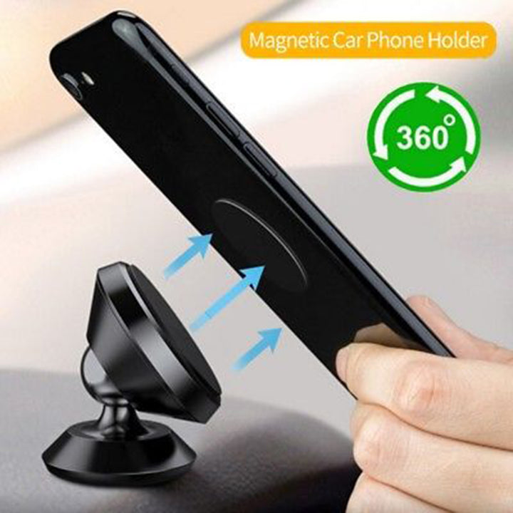 Universal Magnetic 360 Degree Rotation Car Mobile Phone Holder Stand Support freeshipping - Etreasurs