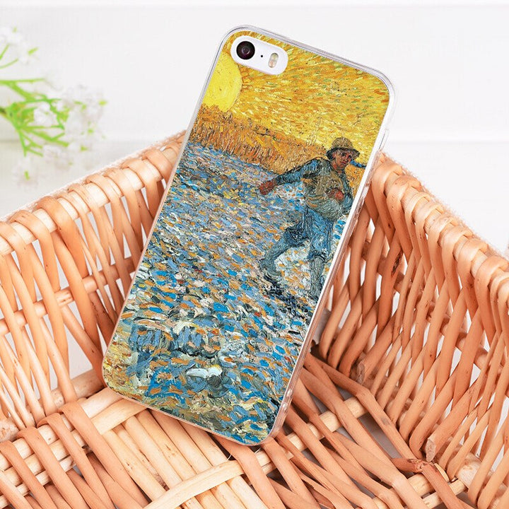 For iphone 7 6 X Case Artistic Van Gogh Starry Night Coque Phone Case for iPhone 8 7 6 6S Plus X 5 5S SE XR XS XSMAX freeshipping - Etreasurs
