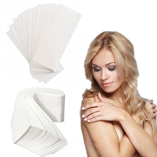 80 Pcs Hair Removal Waxing Depilatory Nonwoven Epilator Wax Strip Paper Set freeshipping - Etreasurs