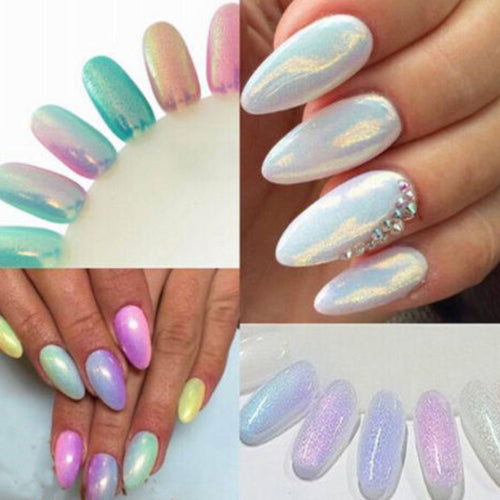 Fashion Nail Art DIY Glitter Powder Dust UV GEL Acrylic Powder Decoration Tips freeshipping - Etreasurs